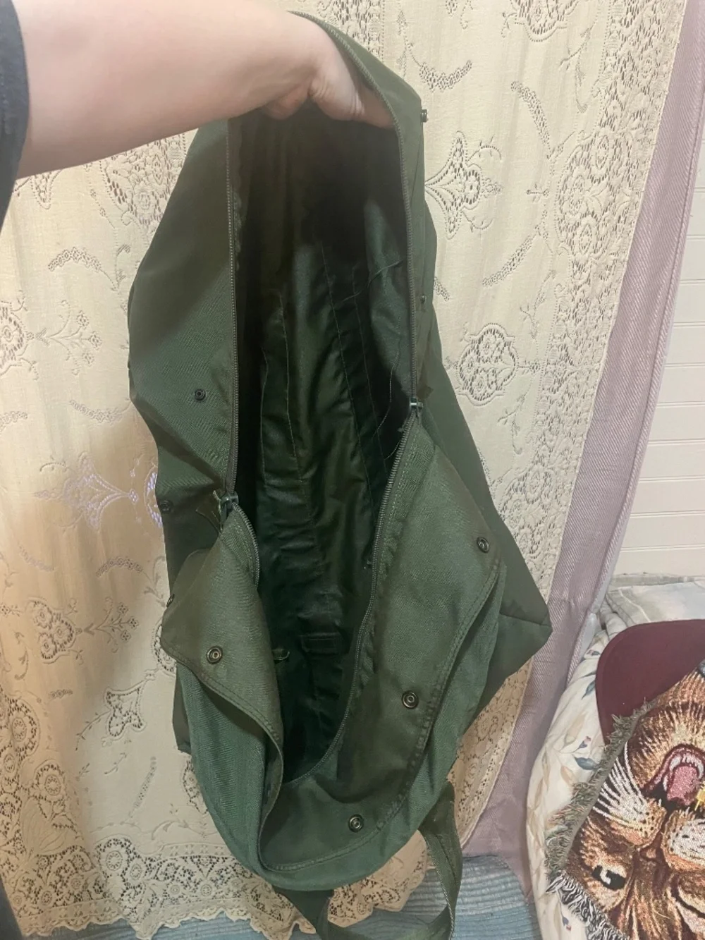 U.S. Military: Vintage A-3 flyers kit bag